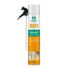 Die hervorragende Haftung auf vielen Materialien und ausgezeichnete Dämmwerte machen unseren 801 Universal Adapter Schaum zum Allrounder, wenn es um das Isolieren und Füllen von Fugen und Hohlräumen geht. Die anwenderfreundliche Dose mit Röhrchen ermöglicht ein sauberes und kontrolliertes Arbeiten. Der einkomponentige PU-Schaum zeichnet sich durch die überwiegend geschlossenzellige Beschaffenheit aus und härtet durch die Luftfeuchtigkeit aus. Nach dem Aushärten ist er halbhart, verrottungsfest, feuchtigkeit