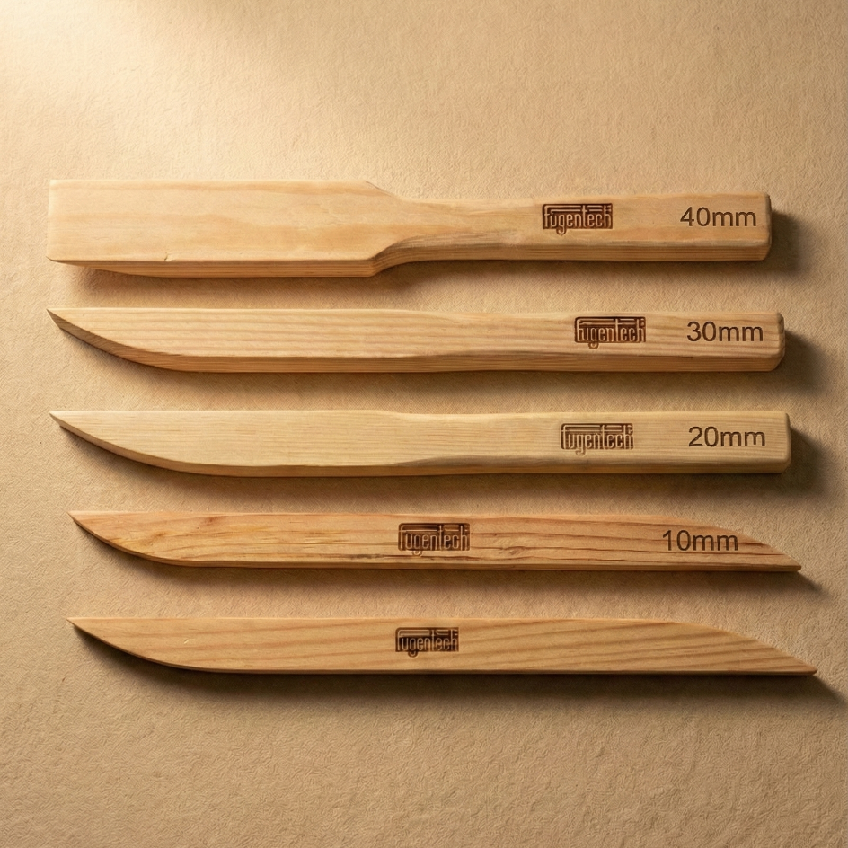 Holz-Abzieher 4er Set 10/20/30/40