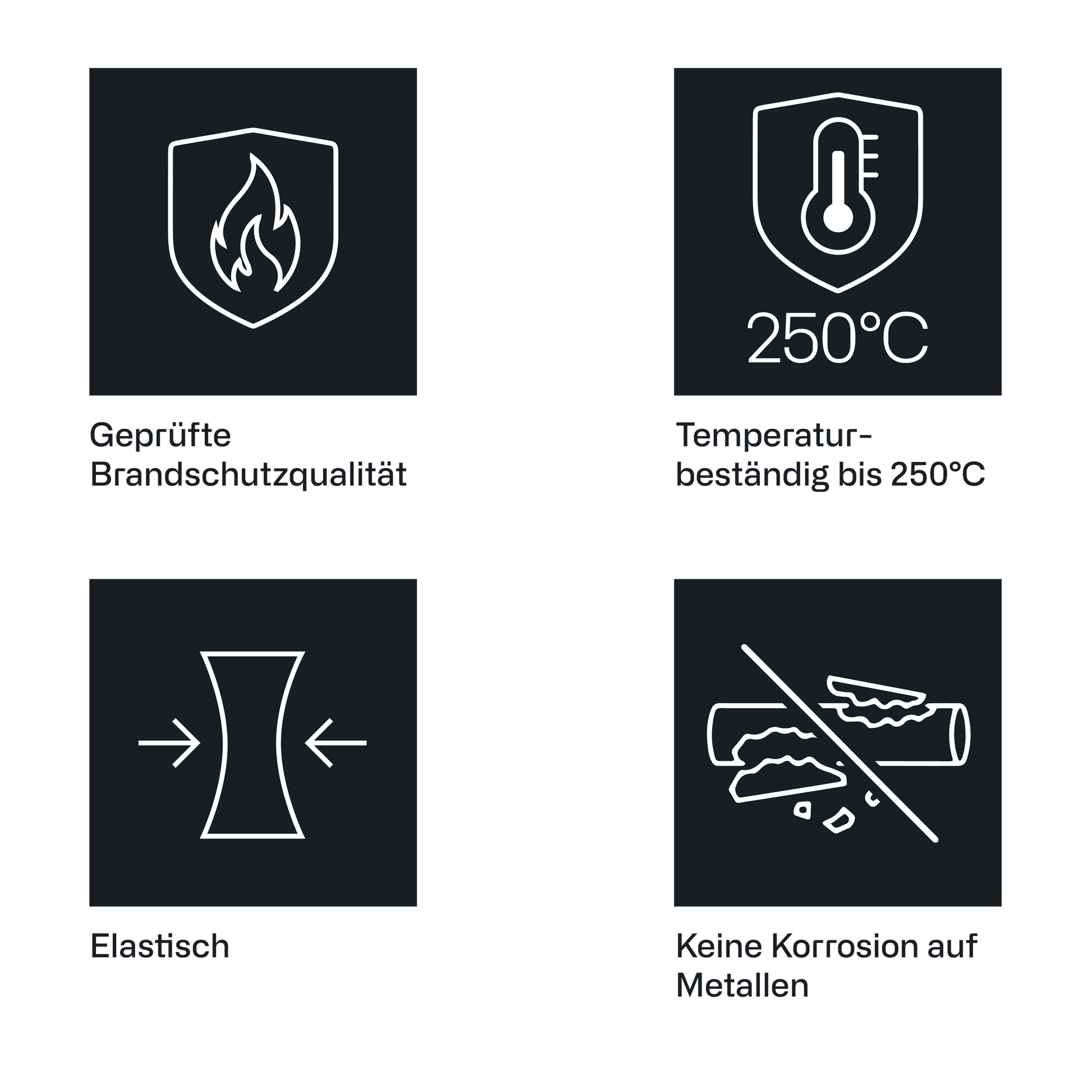 340 Brandschutz Silikon – neutralvernetzendes, korrosionsfreies Silikon für Brandschutzverglasungen bis 250°C, online kaufen bei Fugentech