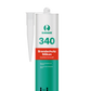 340 Brandschutz Silikon – neutralvernetzendes, korrosionsfreies Silikon für Brandschutzverglasungen bis 250°C, online kaufen bei Fugentech