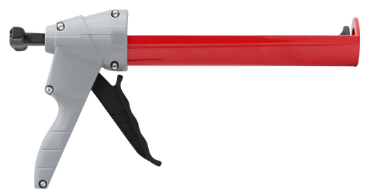 Handdruckpresse RH40 – robuste Profi-Kartuschenpresse 18:1 aus Aluminium für 310-ml-Kartuschen, drehbare Halbschale, online kaufen bei Fugentech