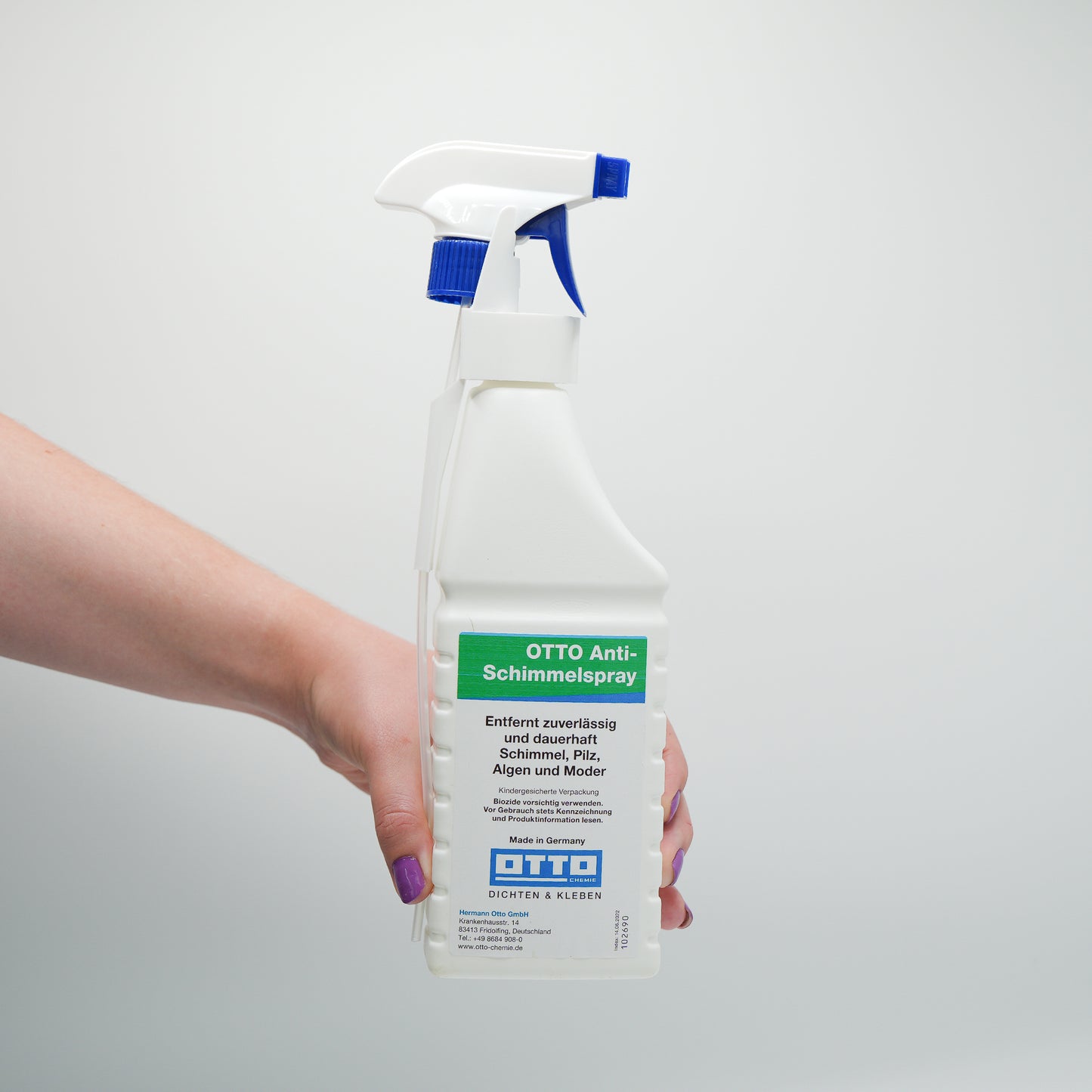 OTTO Anti-Schimmelspray 500 ml – Spray zur Schimmelbekämpfung und Untergrundvorbehandlung bei Fugen- und Wand-Sanierung, online kaufen bei Fugentech